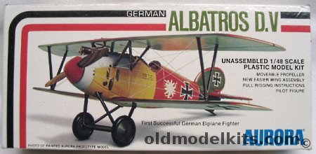 Aurora 1/48 Albatros D-V - (DV), 752 plastic model kit